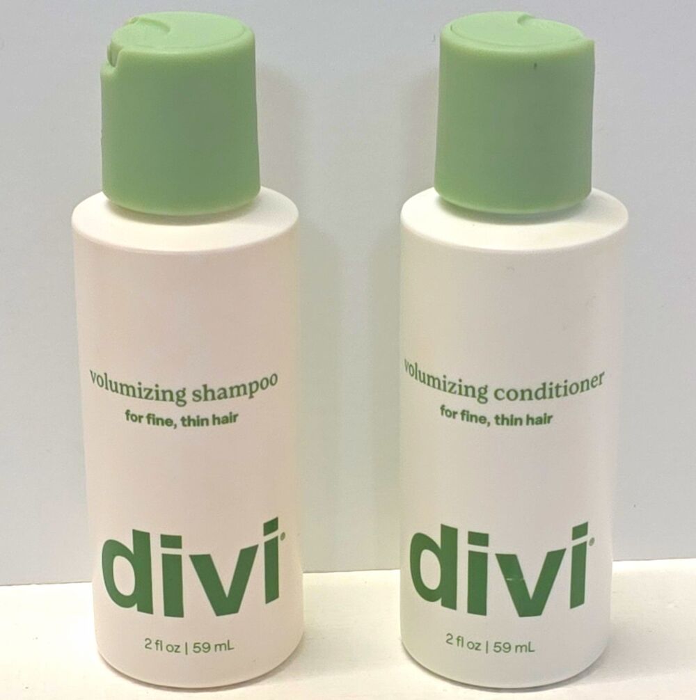 Divi Volumizing Shampoo Conditioner Fine/Thin Hair 2oz Pre-Owned Unopened